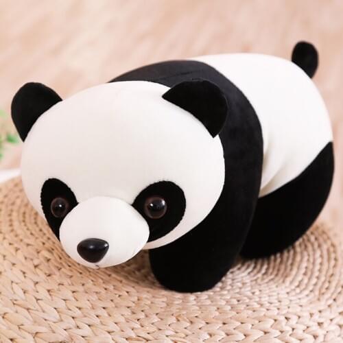 Cute giant panda pillow doll cuddle bear plush toy girl bed cuddle sleeping doll
