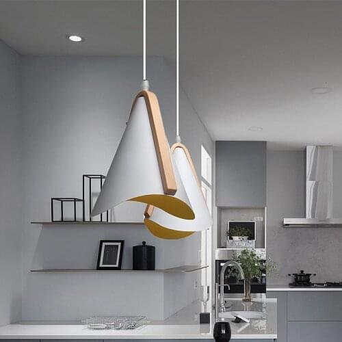 Nordic Modern hanging loft 7 Color Glass lustre Pendant Lamp industrial decor Lights Fixtures E27/E26 for Kitchen Restaurant