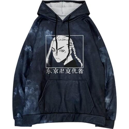 Anime Tokyo Revengers Print Hoodie Student Casual Streetwear Sweatshirt