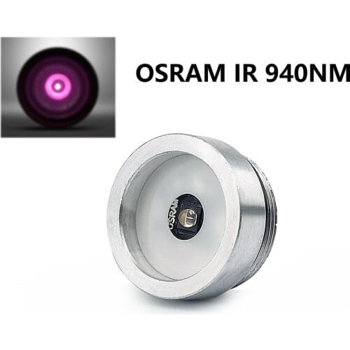 Uniquefire Drop in IR 940nm LED Pill Infrared Light Lamp Holder Head Module For UF-1507 Hunting Flashlight Zoomable Torch