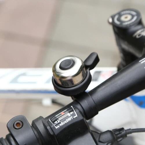 Ultra-Light Bike Bicycle Bell Copper Plastic Ring Horns for 21-23mm Handlebar Outdoor Cycling Bicycle Bell Bike Horn