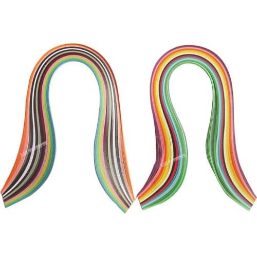 W0.3cm x L39cm Quilling Paper for DIY crafts - MIXED 24 colors 1200pcs/lot free shipping