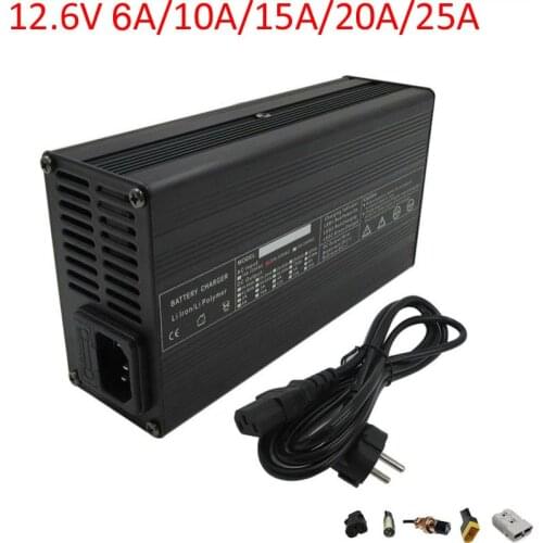 12.6V 6A 10A 15A 20A 25A Lithium battery charger 12V 10A Power adapter For 3S 10.8V 11.1V 12V li-ion Energy storage battery Pack