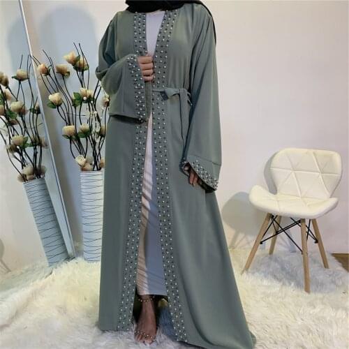 Femme Turkey Muslim Fashion Hijab Dress Robe De Moda Musulman Eid Dubai Abaya Kimono European Islam Clothing For Women Vestidos
