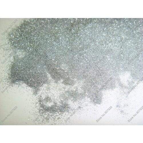 0.05MM(1/500")002inch Silver Color Shining Cosmetic Glitter Dust Powder for Nail Art decoration&Glitter Craft&Tattoo