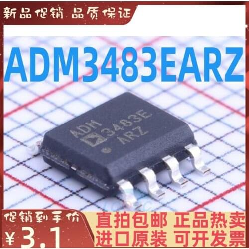 2-10PCS/lot ADM3483 ADM3483E ADM3483EARZ ADM3483EAR SOP-8 New original IC
