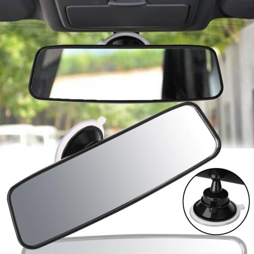 1pcs 20*6cm Interior Rear View Panoramic Wide Angle Rear Car Back Seat Baby View Truck Wide Flat Rearview Mirror Suction Cup