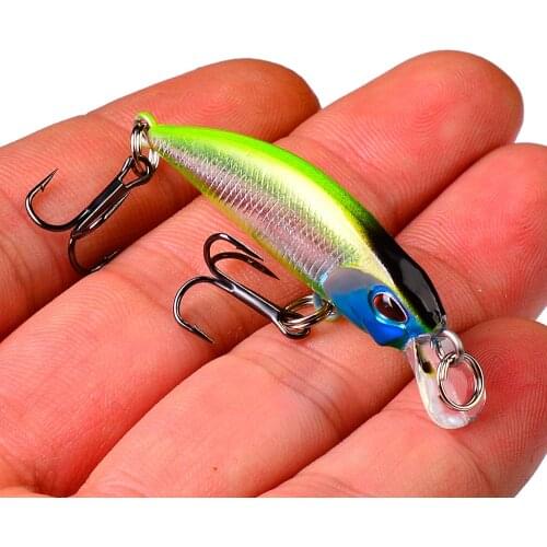 1PCS Fishing Lures Minnow Floating Wobbler Fishing Bait 54mm Artificial Hard Bait Pike Pesca Carp Perch Jig Lure Fishing tackle