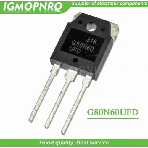 5PCS G80N60 G80N60UFD SGH80N60UFD 80A 600V TO-3P IGBT Field effect Triode new original