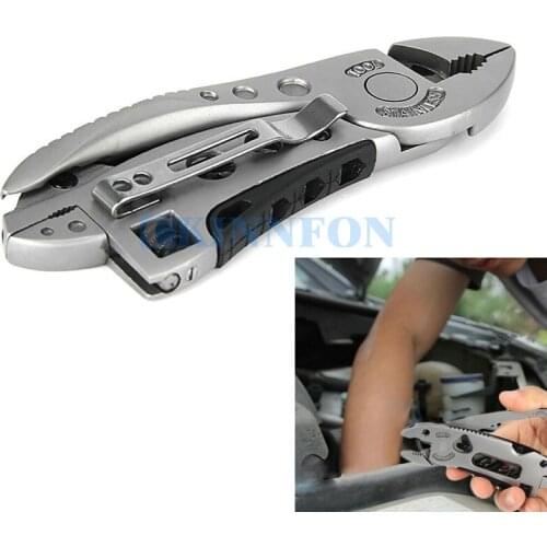 50Pcs/Lot Multi-tool Knife Gear EDC Tool Set Adjustable Wrench Jaw Screwdriver Pliers Tool