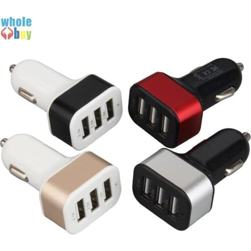 100pcs/lot Dual USB Car Charger Fast Charging Adapter For Samsung Galaxy Note 5 S6 S8 Edge HTC for iphone 5 6 7 8