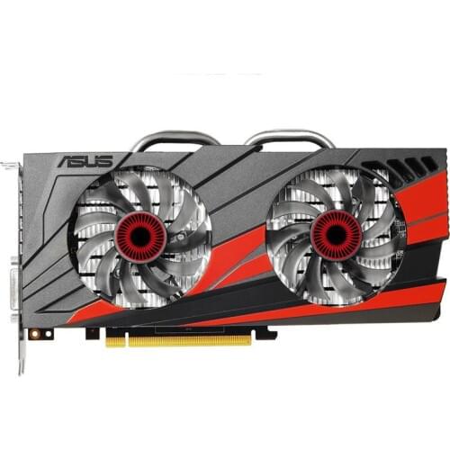 Used, ASUS GTX960-DC2OC-2GD5 Video Card GTX 960 2GB 128Bit GDDR5 Graphics Cards for nVIDIA VGA Geforce Hdmi Dvi game