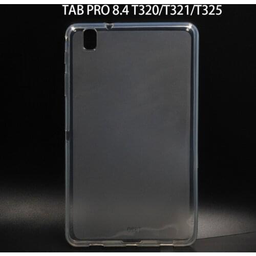 Case for Samsung Galaxy Tab Pro 8.4 SM-T320 T321 T325 Cover 360 Full Protective Soft TPU Cover Clear Back Slim Cases Tab Pro 8.4