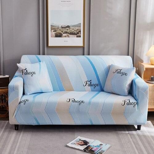 Elastic Chair Covers... Sofa 2-seat Cover Cape on The Sofa with An Angle 220 X240 Bedspread Elastic Sofa Cover Covers