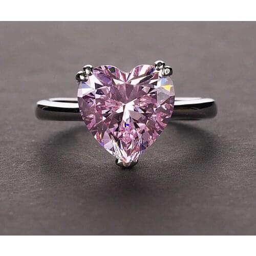 KNRIQUEN Red Ruby Created Moissanite Sapphire Gemstone Rings for Women 925 Silver Ring Party Anniversary Gift Accessories