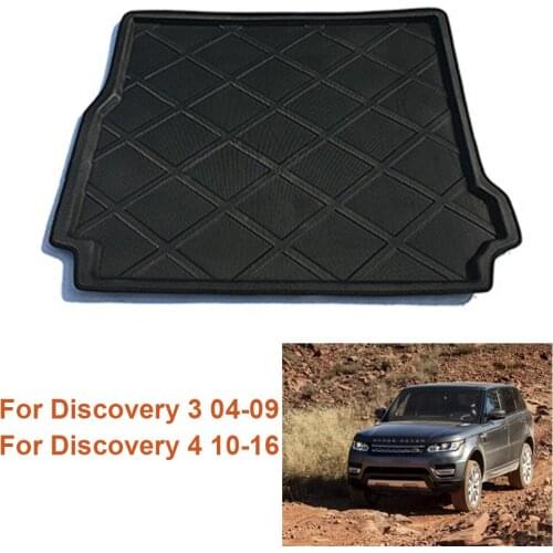 Tray Trunk Floor Carpet Mats For Discovery 2004-2016 04 05 06 07 08 09 10 11 12 Auto Car Rear Boot Cargo Liner Carpets Pad Mat