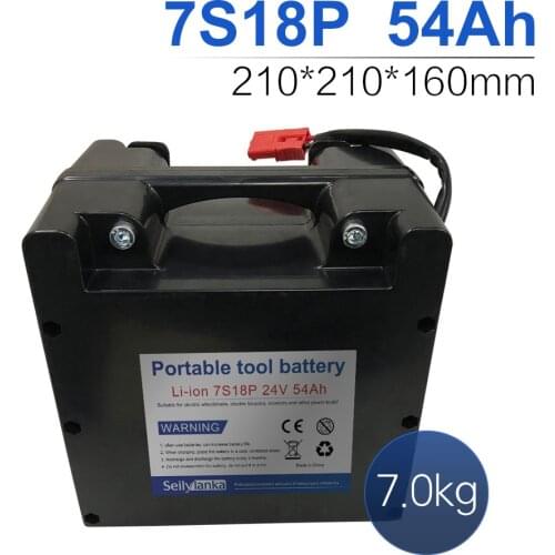 24V 54Ah 7S18P Li-ion battery Dedicated to electric wheelchairs Replaceable lead-acid battery 210*210*160mm