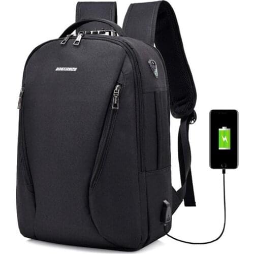 Fashion Brand Men Backpack Travel Bags with USB Charge Anti theft Multifunction School Rucksack Computer Backpacks For Teenagers