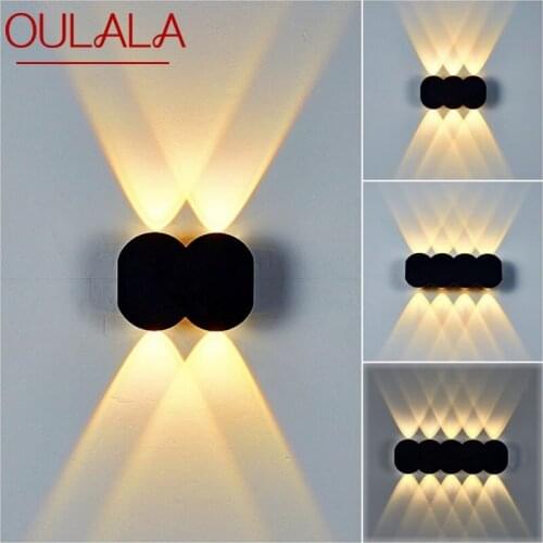 OULALA Wall Sconces Lamps Contemporary LED Fixture Outdoor Waterproof Light For Home Corridor
