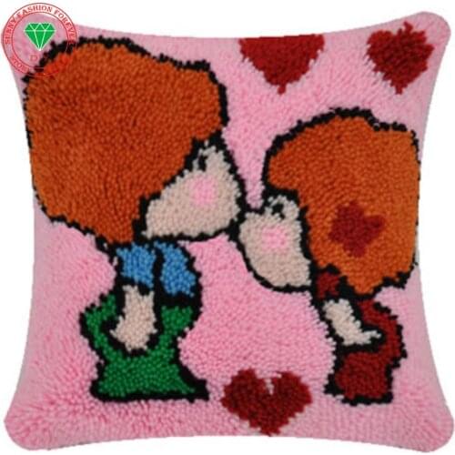 Gift Lover Diy Needlework pillowcase embroidery Handmade carpet sets embroidery stitch thread Stitch Threads embroidery Carpets