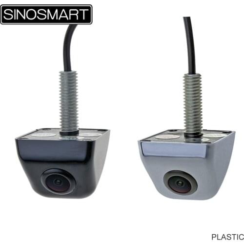 SINOSMART Universal HD Parking Reverse Backup Plastic Shell Camera for Car/Suv etc. Glass Lens