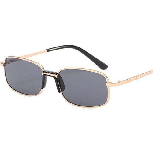 Small Square Sunglasses Women Men Retro Vintage Red Sunglasses Brand Designer Candy Lens Glasses Metal Frame Tone Glasses UV400