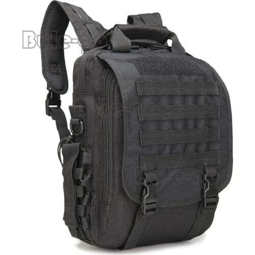 Airsoft Men Tactical Laptop Bag Multiple Molle Bag Tactical Military Computer Shoulder Bag Outdoor Backpack