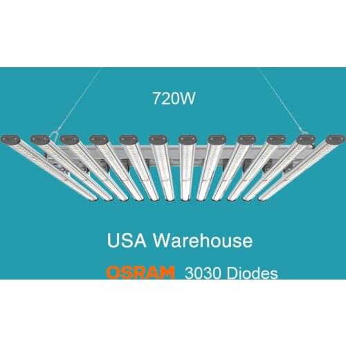 LUXINT 720w Indoor Led Grow Light Equipment with 12 bars Replacing 1000w HPS for Vertical Farming Phytolamp Plants