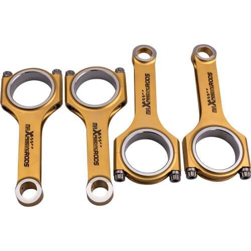 Titanizing Connecting Rods for Mercedes Benz M270 DE16 1.6T 800+HP 152.2mm Genuine ARP 2000 3/8" bolts