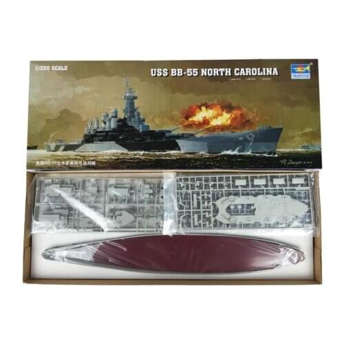 Trumpeter 05303 1/350 USS BB-55 North Carolina Battleship Warship Model Kit TH05709-SMT2