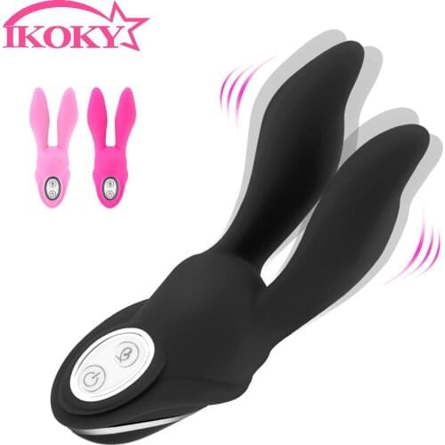 Vagina Massage Clitoral Stimulator G Spot Vibrator Silicone Rabbit Shape Erotic Dildo Vibrator Sex Toys For Women 7 Frequency