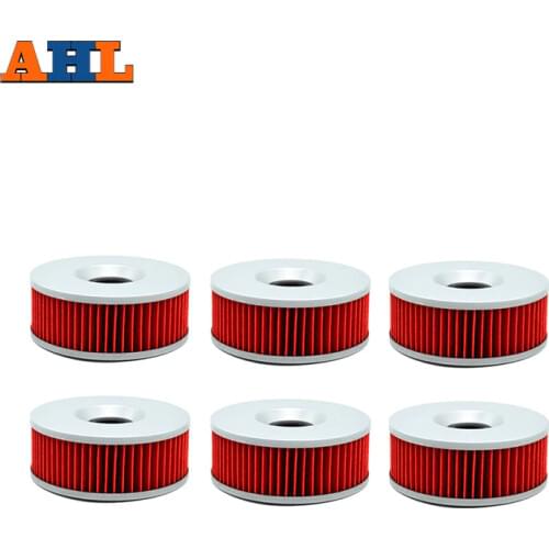 AHL 6pc High Performance Powersports Cartridge Oil Filter for YAMAHA VMX 1200 XVZ 1300 1200 XS 1100 XJ 1100 XS 850 750