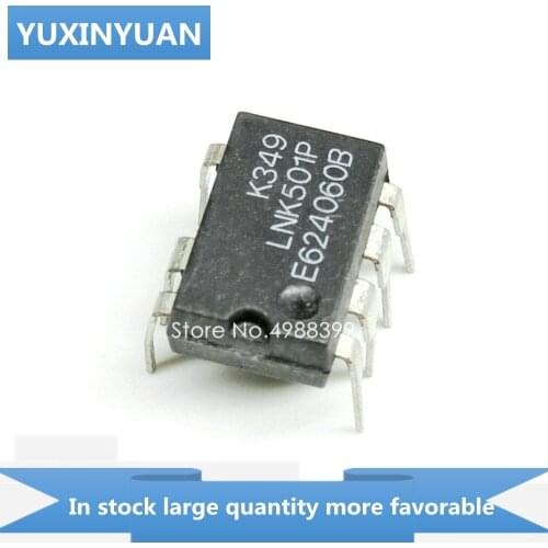YUXINYUAN 10PCS/LOT LNK501P LNK501 LNK 501P K501P NK501P DIP7 in stock in stock