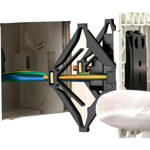 10 Set 86mm Wall Mount Switch Box Repair Tool Switch Cassette Repairer Support Rod Electrician Accessories