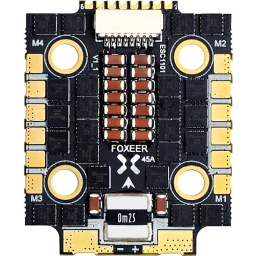 20x20mm Foxeer Reaper Mini 45A BLheli32 4in1 Brushless ESC DSHOT1200 3-6S for RC FPV Racing Freestyle Drones Replacement Parts