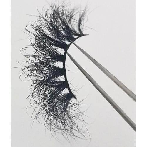 25 mm Mink Eyelashes Fluffy Lashes Messy Full Strip Wholesale Long Lash Cosmetics bulk dropshipping eyelash supplies