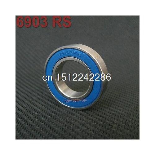 6903 2RS Si3N4 Ceramic Ball Bearing Rubber Sealed 61903 wheels 17x30x7mm