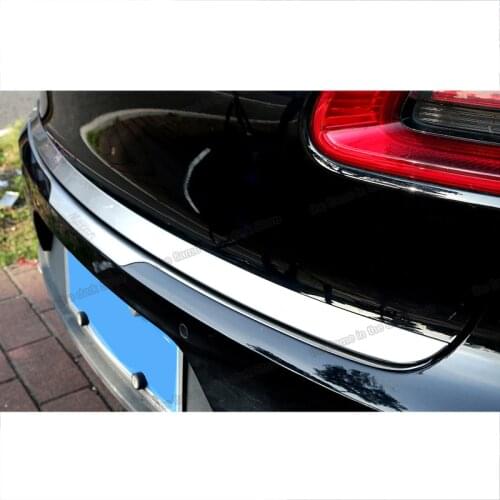 Lsrtw2017 stainless steel car tail door trims for porsche cayenne 2011 2012 2013 2014 2015 2016 2017 accessories decoration