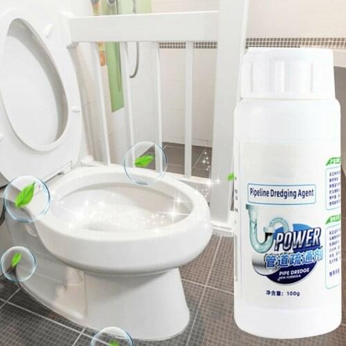 Fast Foaming Toilet Cleaner Washing Machine Sink Pipeline Dredge Agent 100g H88F