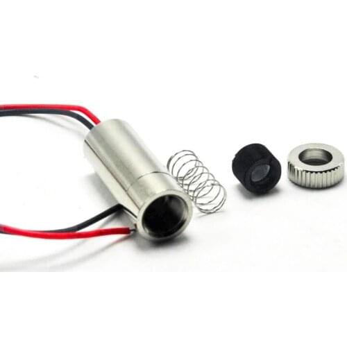 Focusable 810nm 25mW Near-Infrared IR Diode Laser Line Module w 120 Degree Lens 12x35mm 3V