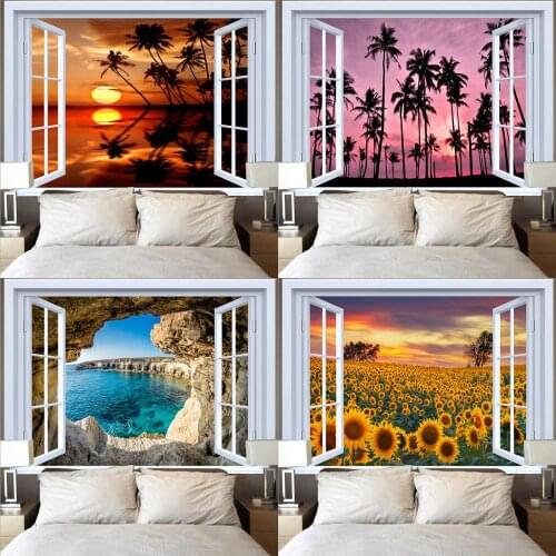 Indian Mandala Tapestry Wall Hanging Sandy Beach Throw Rug Blanket Camping Tent Travel Mattress Bohemian Sleeping Pad Tapestries