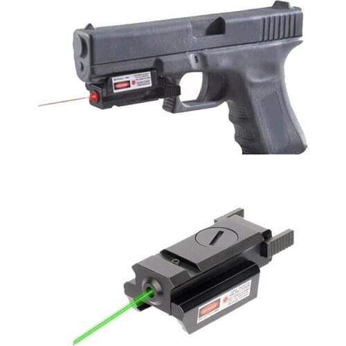 Laser Sight Red/Green and Glock Flashlight Combo Tactical Rifle Lights Pistol Guns Glock 17,19, 22 Series Hunting Laser Sight