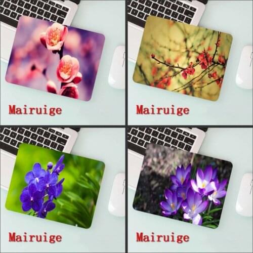 Mairuige Big promotion cheapest mouse pad multi-size macro photography flower bone pattern computer game