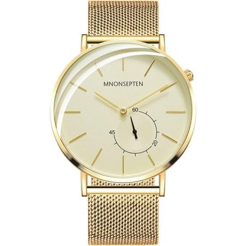 Мужские золотые часы MNONSEPTEN China At AliExpress