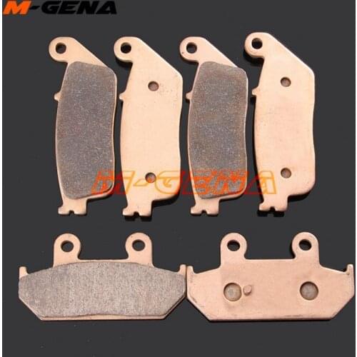 Motorcycle metal sintering brake pads For AN650 AN 650 Burgman Skywave 2004 2005 2006 2007 2008 2009 2010 2011 2012