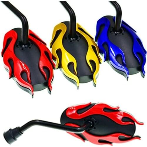 1Pair Motorcycle Universal Side Rear View Mirrors Back Side Mirrors For Dirt Bike onda Yamaha Kawasaki Suzuki TaoTao Lifan