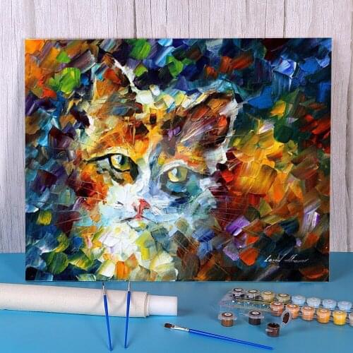 Oil Painting Style Charming Coloring By Numbers Painting Set Acrylic Paints 50*70 Painting On Canvas Paintings Wholesale