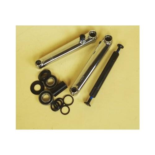 New bicycle crankset 8 spline 19mm 175 mm anode finished bb bmx bike crank chain wheel set bicycle parts