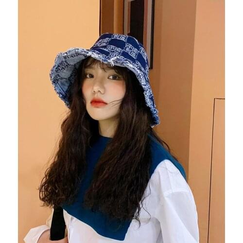 Fashion Soft Bucket Hat Men Outdoor Sports Hip Hop Cap Burr Denim Women Summer Fishing Sun Hat Panama For Man Newest Hats