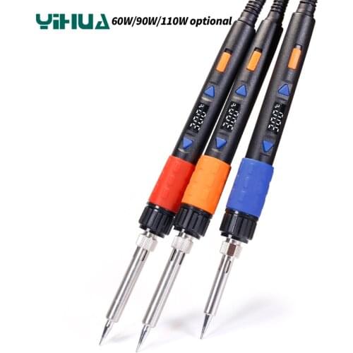 YIHUA 928D-III 65W 90W 110W Large Power Optional Soldering Iron Adjustable Digital Temperature Display Electric Soldering iron